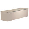 LOWBOARD  in 160/41/45 cm  - Sandfarben/Alufarben, Design, Glas/Holzwerkstoff (160/41/45cm) - Moderano
