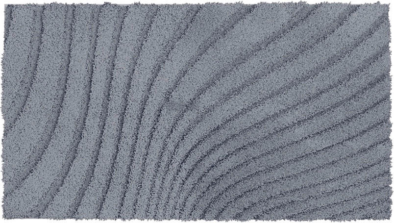 BADEMATTE Anthrazit 70/120 cm  - Anthrazit, Basics, Kunststoff/Textil (70/120cm) - Grund