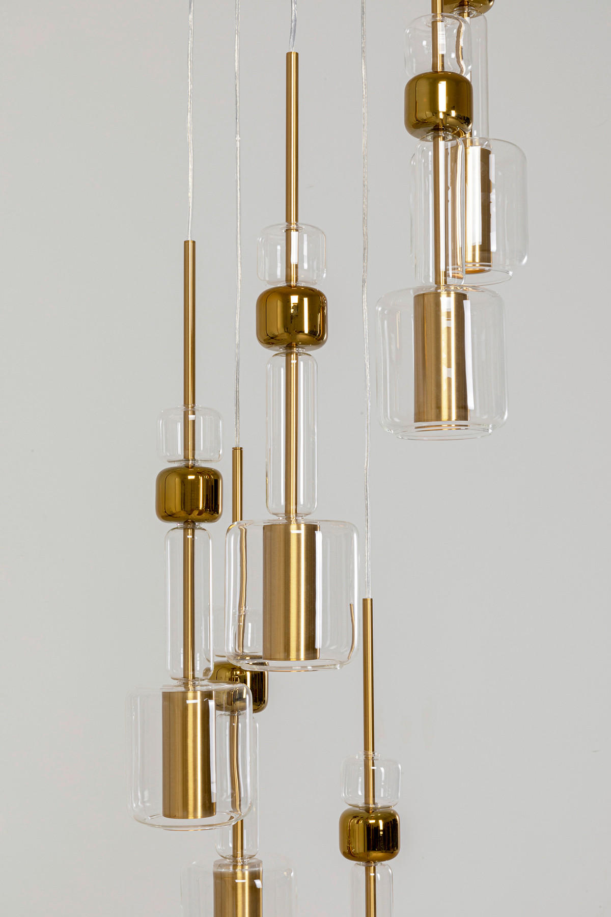 HÄNGELEUCHTE Candy Bar 44/160/44 cm   - MODERN, Glas/Metall (44/160/44cm) - Kare-Design