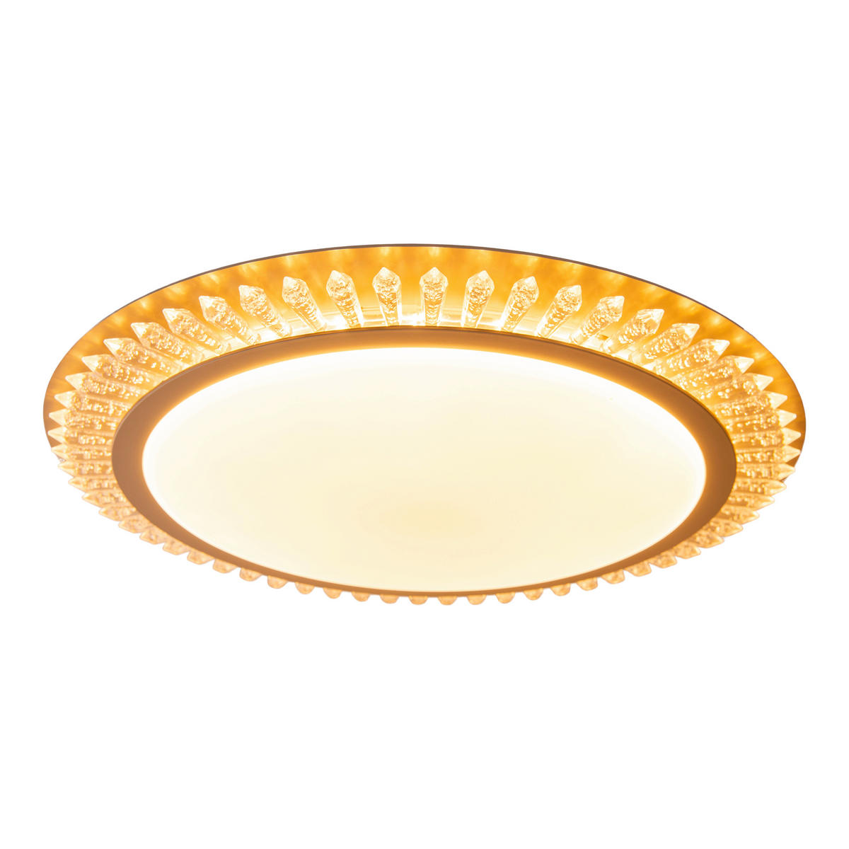 LED-DECKENLEUCHTE 48/6,5 cm   - Goldfarben, KONVENTIONELL, Kunststoff/Metall (48/6,5cm) - Näve