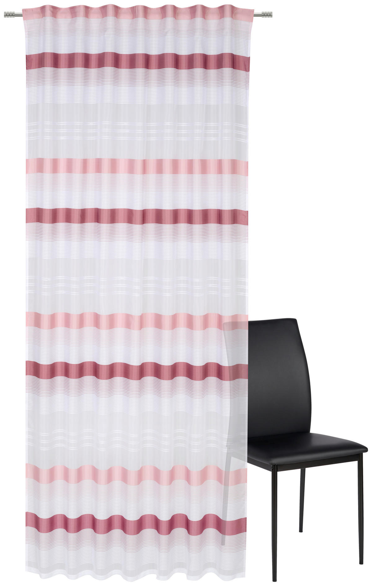 GOTOVA ZAVESA staroružičasta - staroružičasta, Konvencionalno, tekstil (140/245cm) - Esposa