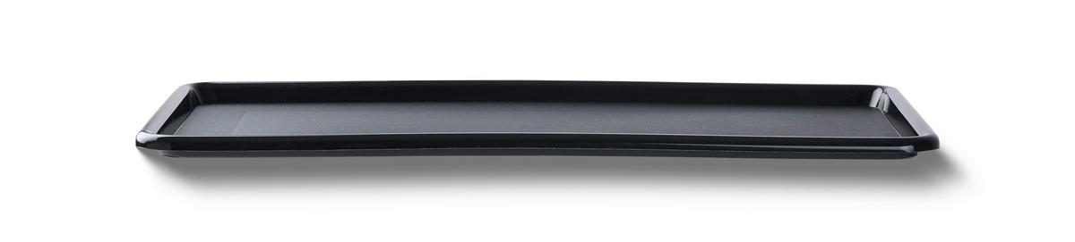 GESCHIRRABTROPFKORB  - Schwarz, Basics, Kunststoff/Metall (52,5/24,5/34cm) - Homeware Profession.