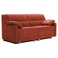 SCHLAFSOFA Chenille Rot  - Buchefarben/Rot, KONVENTIONELL, Holz/Textil (184/88/91cm) - Sedda