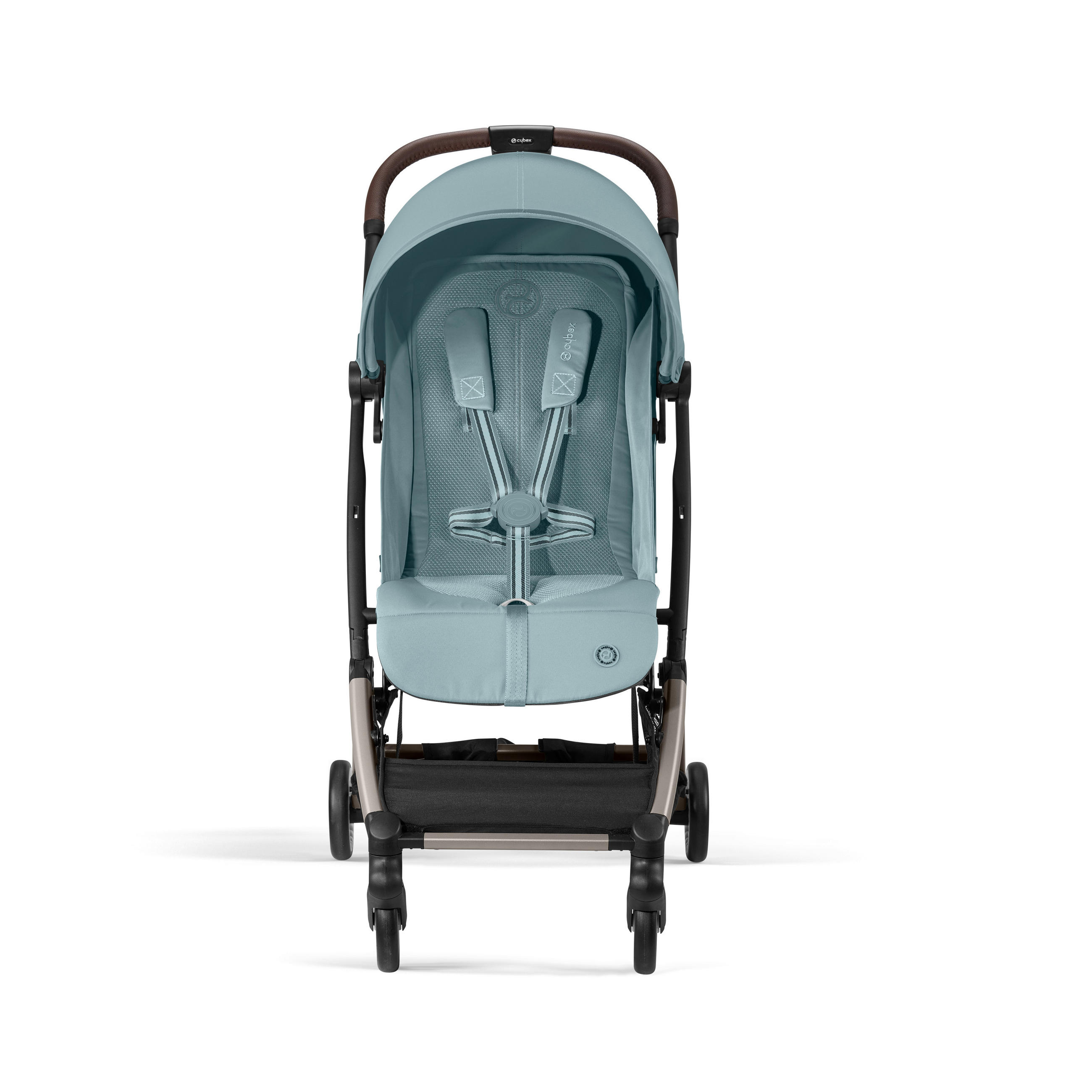 Thumbnail - Cybex Buggy Cybex Gold, Hellblau, Textil, 52x102x77 cm, CE, Feststellbremse, Federung, 5-Punkte-Gurt, Baby on Tour, Kind...