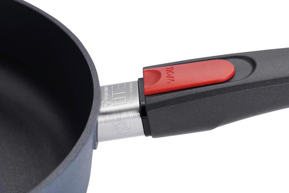 PÁNEV NA SMAŽENÍ  nepřilnavý povrch PTFE  32 cm  - antracitová, Basics, kov (32cm) - WOLL