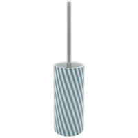 Garnitură De Perie Pentru Wc in metal  plastic   - alb/culoare inox, Basics, ceramică/plastic (8,6/38cm) - Sadena