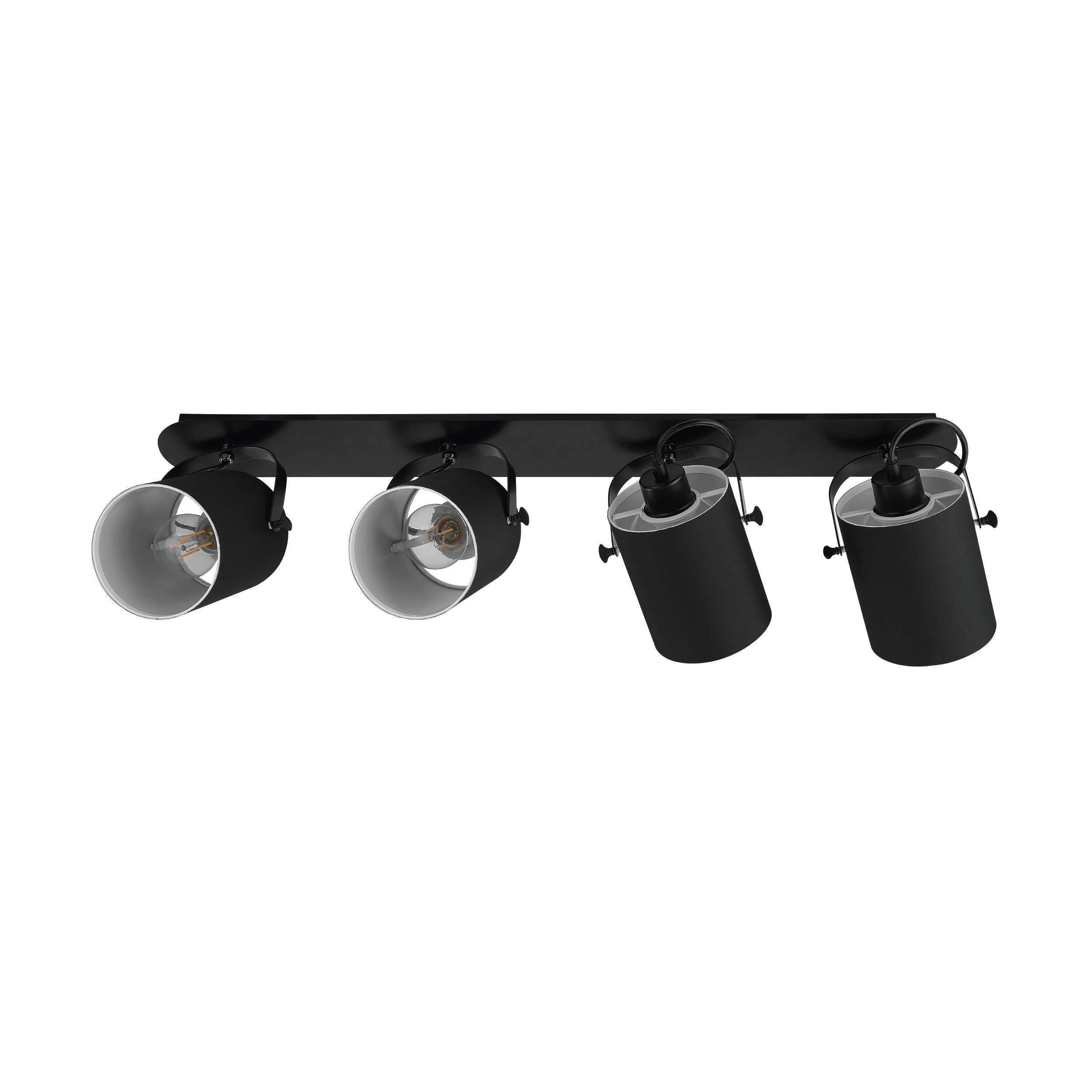 SPOTLIGHT Villabate 79,5/9/9 cm   - vit/svart, Design, metall/textil (79,5/9/9cm) - Eglo