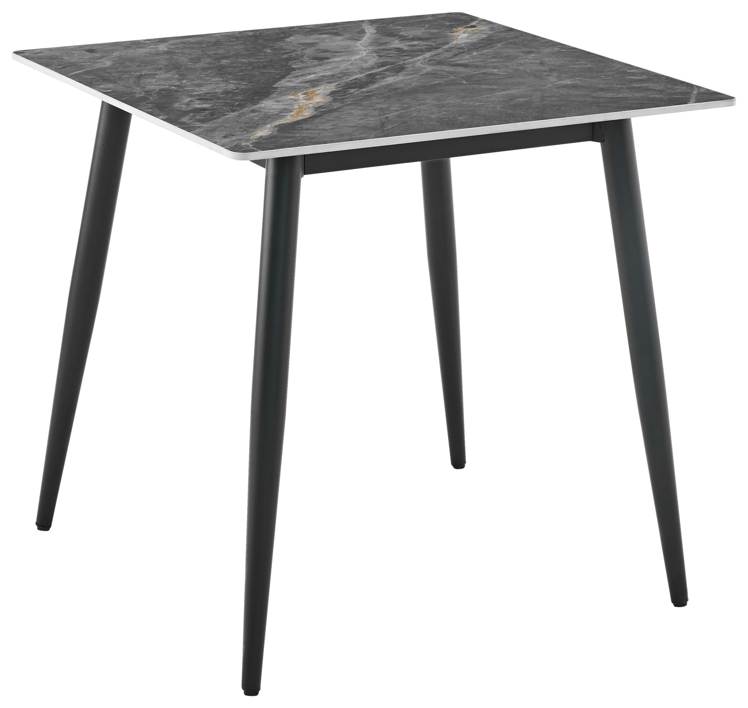 Masă din metal, 75/75/75 cm,