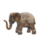DEKOELEFANT - Braun, LIFESTYLE, Kunststoff (21/13/8cm) - Ambia Home