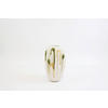 VASE 28 cm  - Smaragdgrün/Beige, Basics, Keramik (16,5/28cm) - Ambia Home