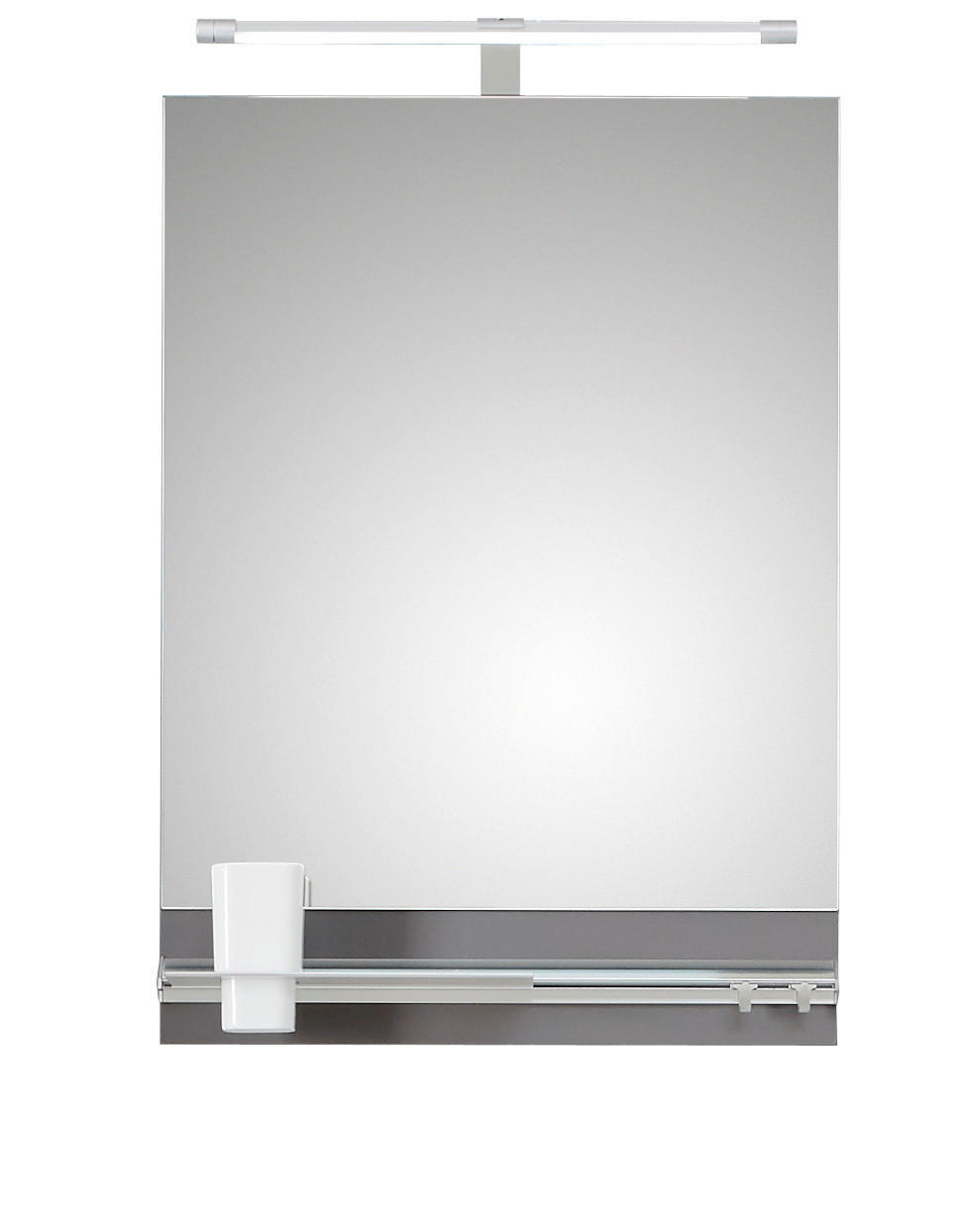 SPIEGELSET 50/77,5/11 cm    in  - Dunkelgrau, KONVENTIONELL, Glas/Holzwerkstoff (50/77,5/11cm) - Pelipal