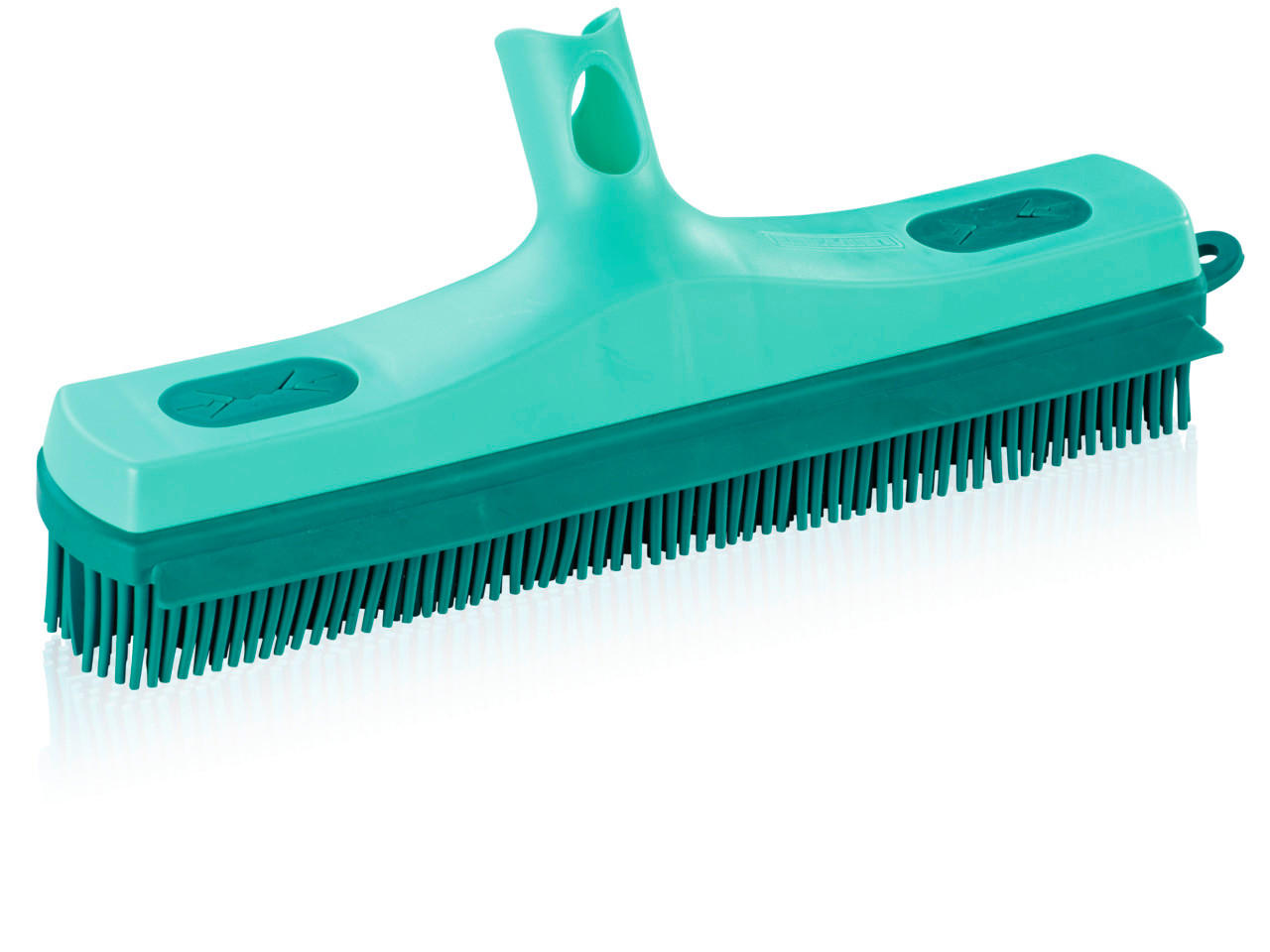 GUMOVÝ SMETÁK - zelená/tyrkysová, Basics, plast (13,5/7/36,5cm) - Leifheit