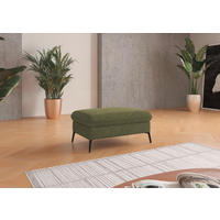 HOCKER in Textil Hellgrün  - Creme/Schwarz, Konventionell, Textil/Metall (104/47/69cm) - Sit & More