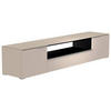 LOWBOARD Alufarben, Sandfarben  210/43/45 cm  - Sandfarben/Alufarben, Design, Glas/Holzwerkstoff (210/43/45cm) - Moderano