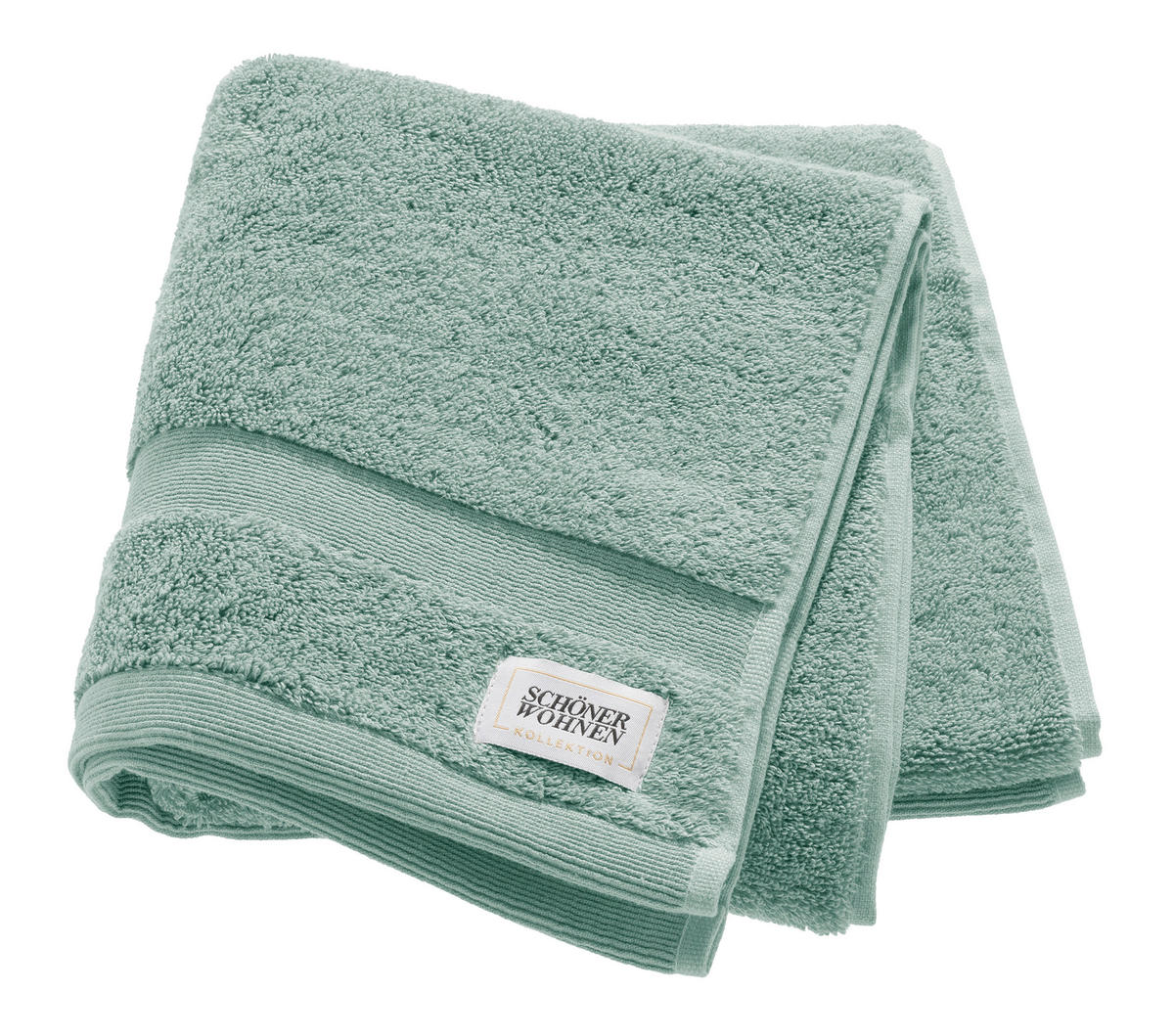 HANDTUCH SW-CUDDLY Salbeigrün  - Salbeigrün, Basics, Textil (50/100cm) - Schöner Wohnen