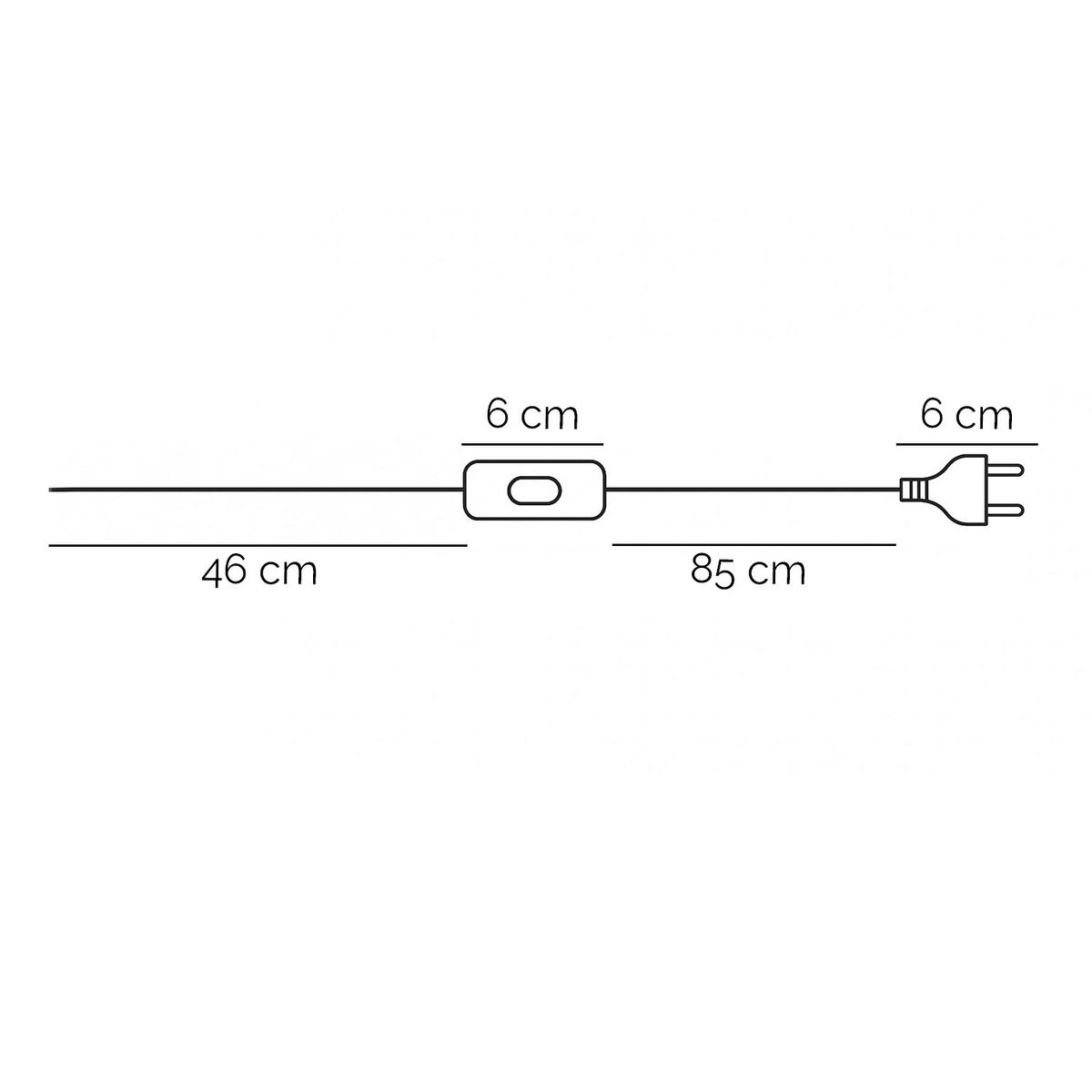 TISCHLEUCHTE 30/15/48 cm   - Schwarz/Cappuccino, Basics, Kunststoff/Metall (30/15/48cm)