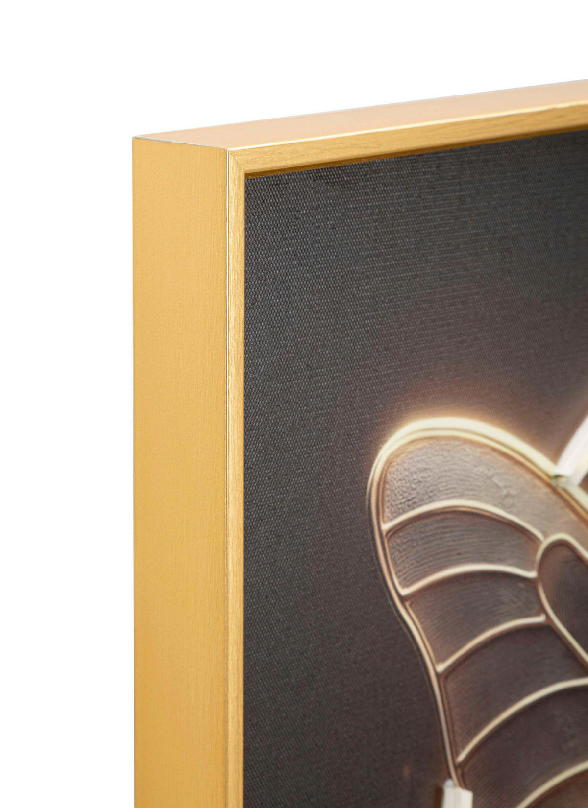 LEINWANDBILD  - Goldbraun, Basics, Holz/Kunststoff (50/50/4cm)