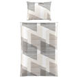 BETTWÄSCHE Mavie Satin 160/210 cm  - Grau, KONVENTIONELL, Textil (160/210cm) - Esposa