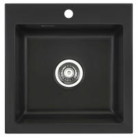 SPÜLE Mera 51 / 50010187  - Schwarz, Basics, Keramik (51/51/20cm) - Systemceram