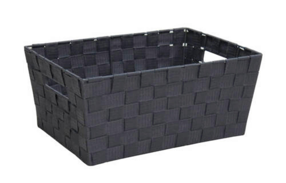 REGALKORB 21/16/11 cm   - Dunkelgrau, Basics, Kunststoff/Metall (21/16/11cm) - Landscape