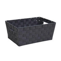 REGALKORB 21/16/11 cm   - Dunkelgrau, Basics, Kunststoff/Metall (21/16/11cm) - Landscape