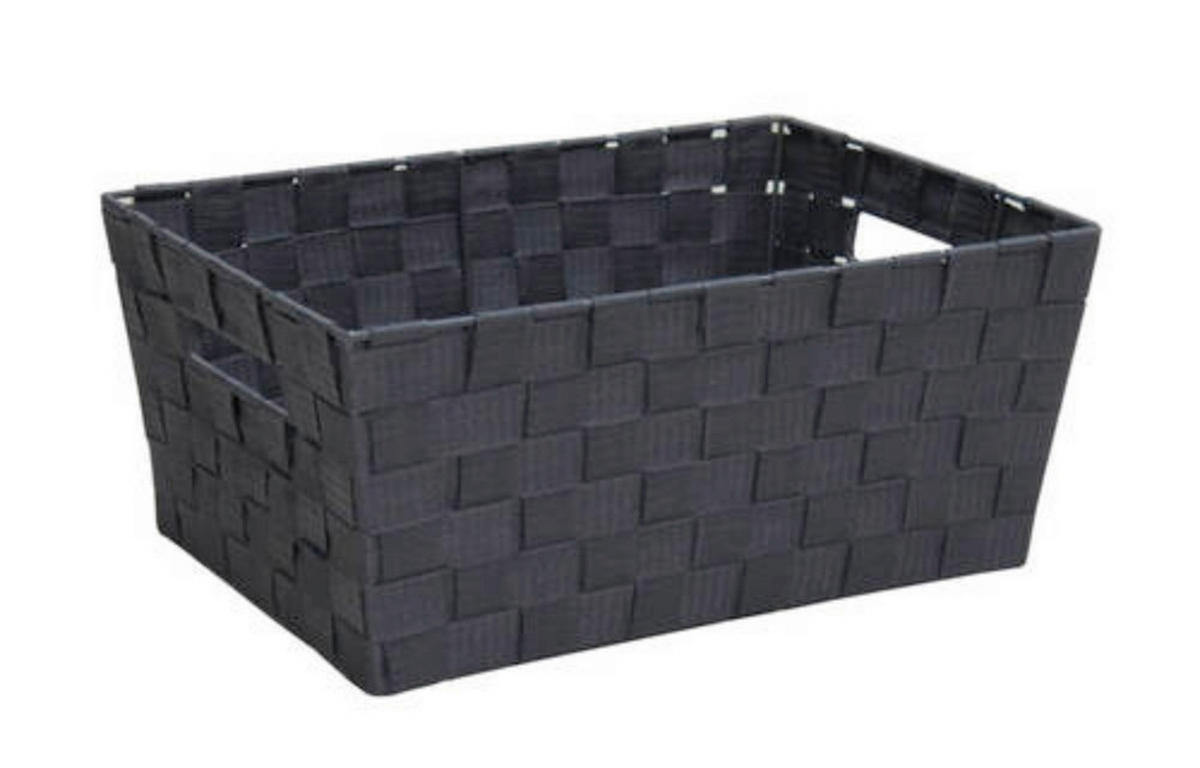 REGALKORB 21/16/11 cm   - Dunkelgrau, Basics, Kunststoff/Metall (21/16/11cm) - Landscape