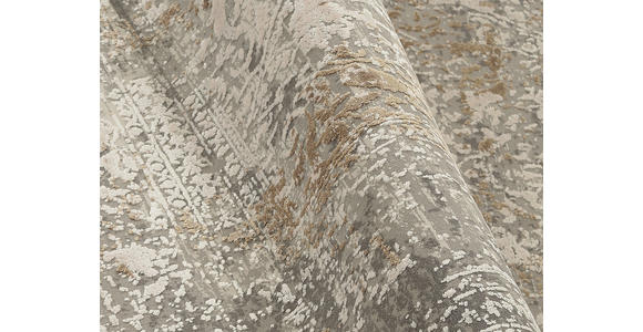 LÄUFER 80/250 cm Grau, Goldfarben - Goldfarben/Grau, Design, Textil (80/250cm) - Dieter Knoll