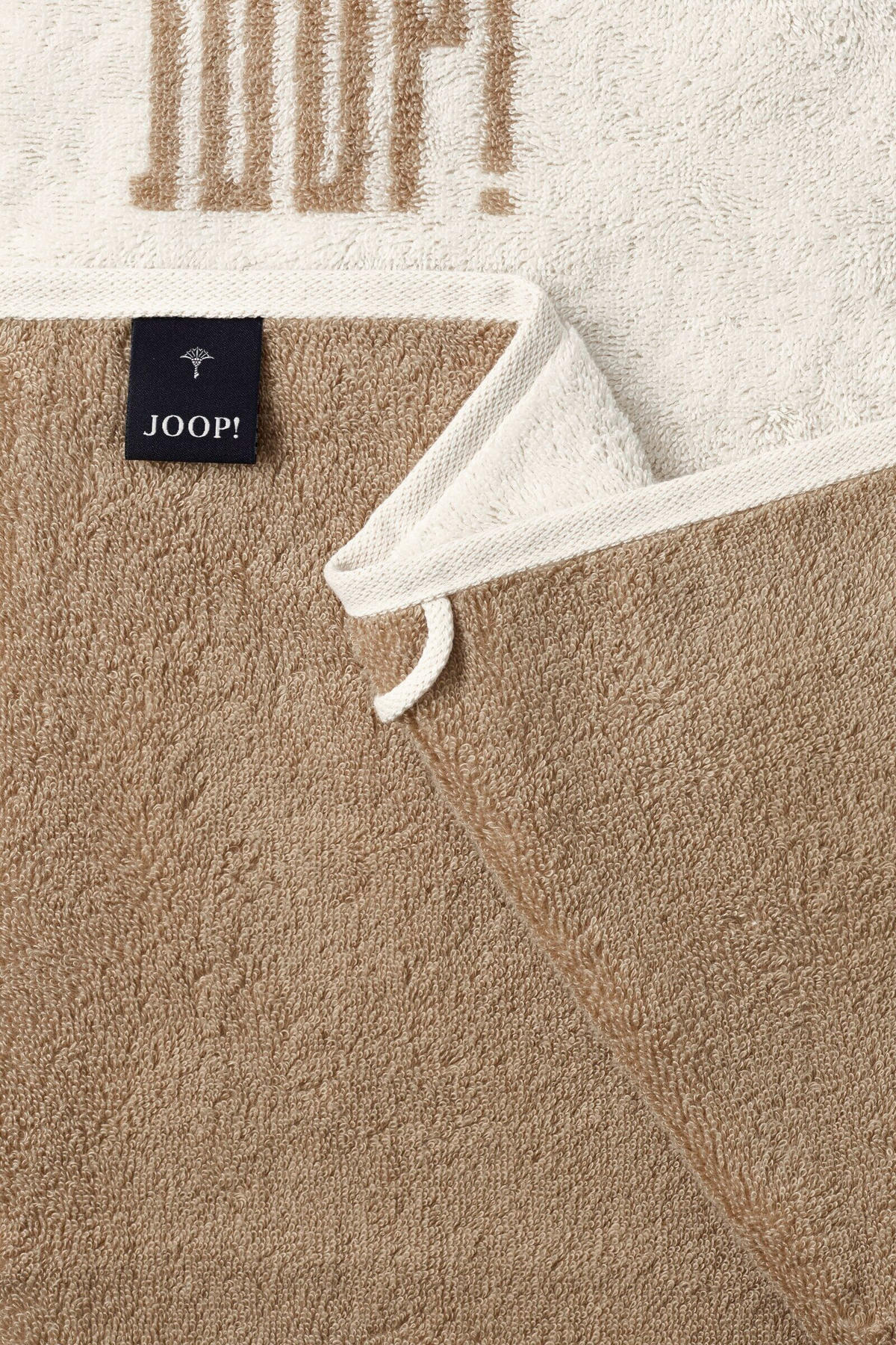 DUSCHTUCH 80/150 cm JOOP! BARS  - Creme, Basics, Textil (80/150cm) - Joop! Living