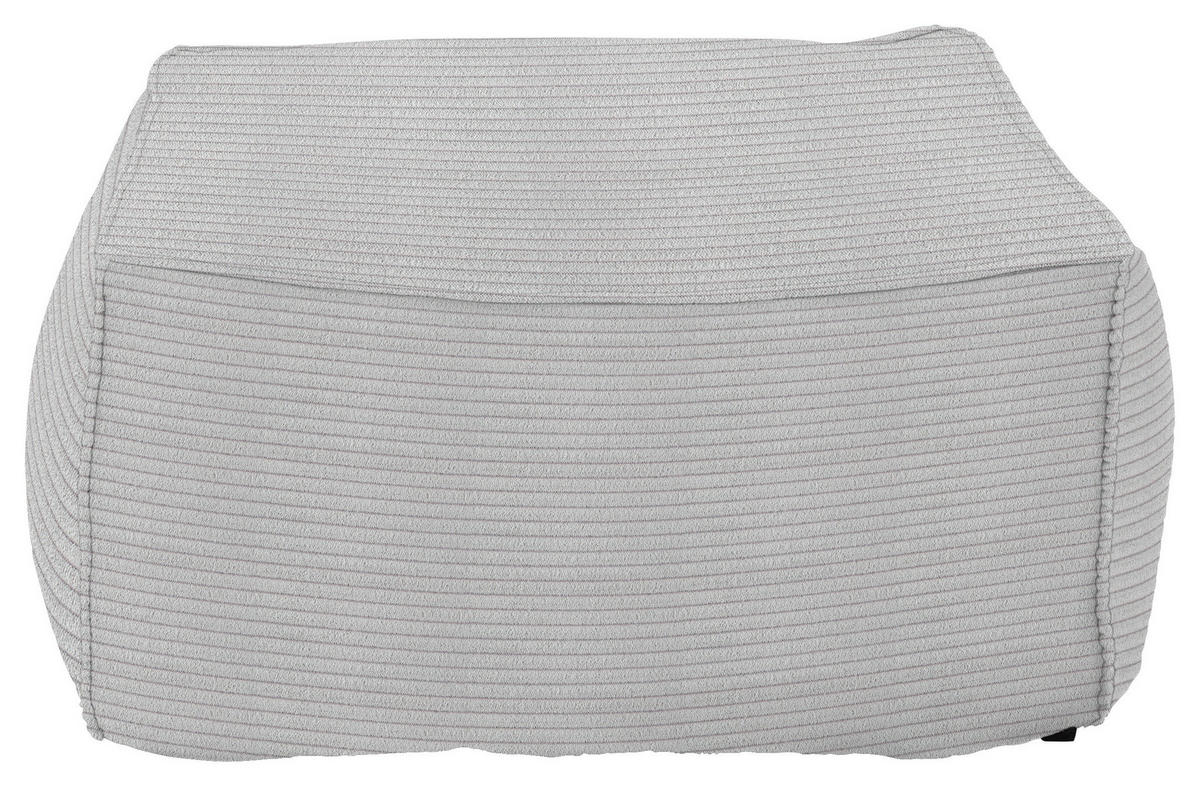 HOCKER in Textil Grau  - Grau, Design, Textil (86/38/86cm) - Lomoco