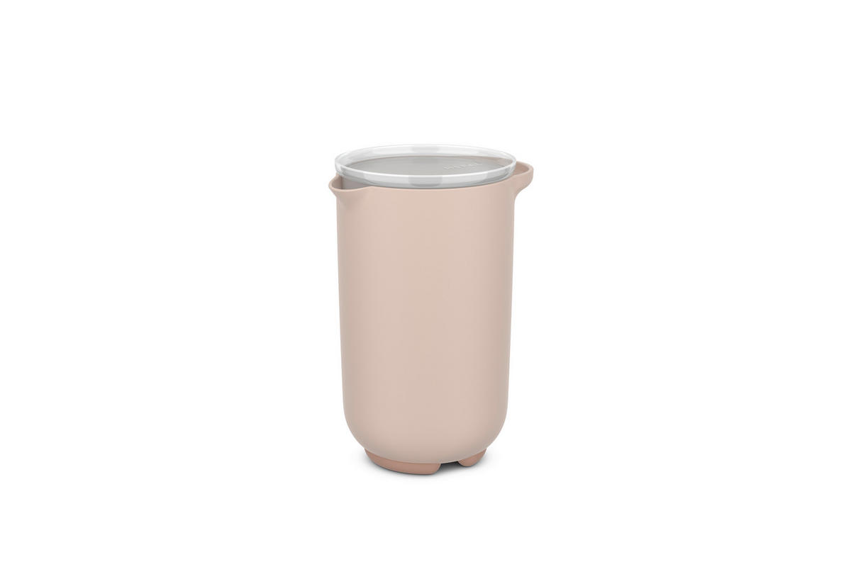 MISA NA MIEŠANIE, plast, 12,9/10,6/18,4 cm  - priehľadné/krémová, Konventionell, plast (12,9/10,6/18,4cm) - Mepal