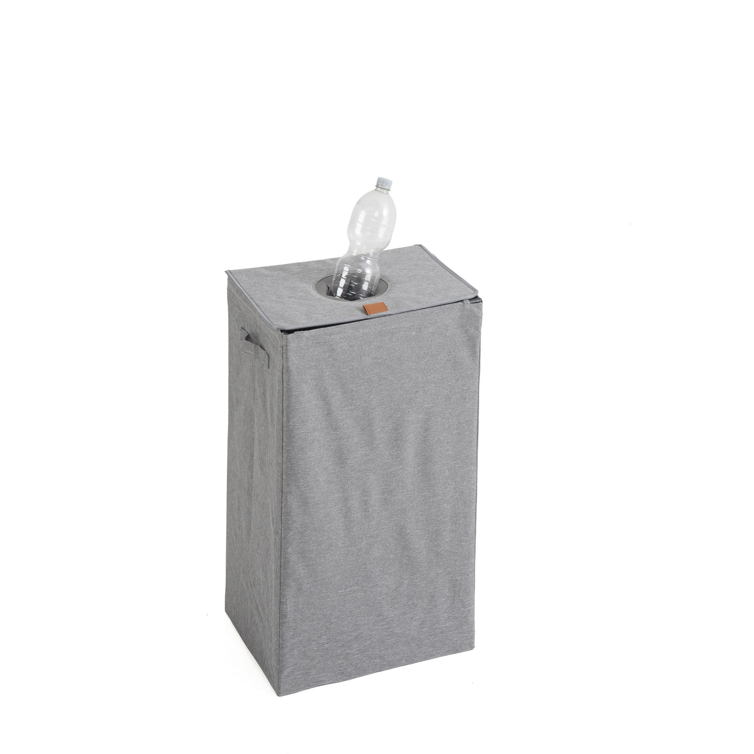 SAMMELBEHÄLTER  - Grau, Basics, Kunststoff/Textil (38/35/45cm)