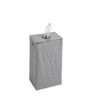 SAMMELBEHÄLTER  - Grau, Basics, Kunststoff/Textil (38/35/45cm)