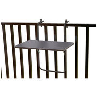 BALKONHÄNGETISCH 40/60/20 cm  - Anthrazit, Basics, Holzwerkstoff/Metall (40/60/20cm) - Gardenson