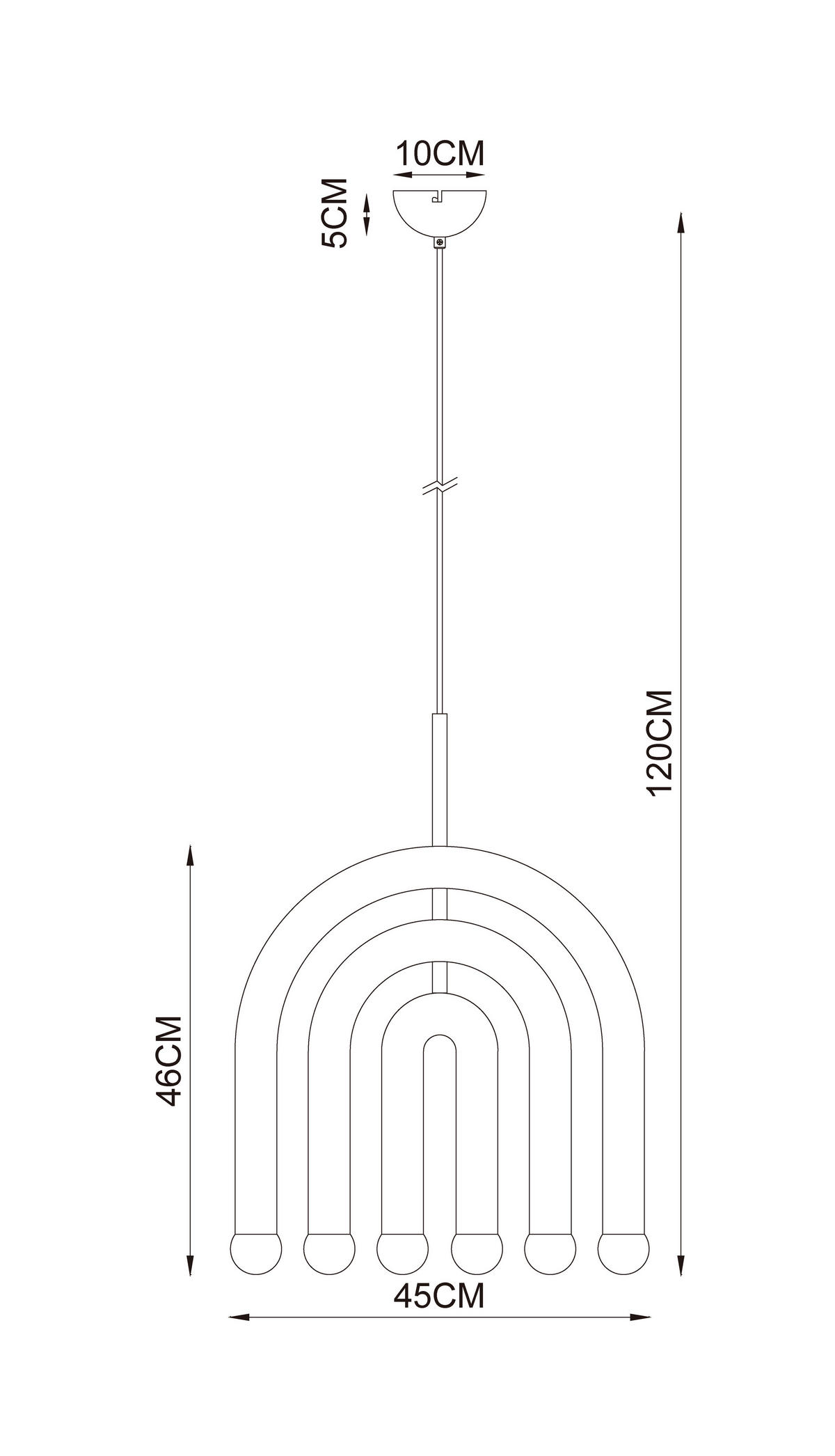 HÄNGELEUCHTE 45/35/120 cm   - Lila/Flieder, Design, Metall (45/35/120cm) - Collet's Monde