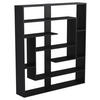 REGAL Schwarz  - Schwarz, Design, Holzwerkstoff (114/132/22cm) - Livetastic