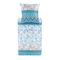 BETTWÄSCHE Agrigento Satin 200/200 cm  - Blau, Basics, Textil (200/200cm) - Bassetti