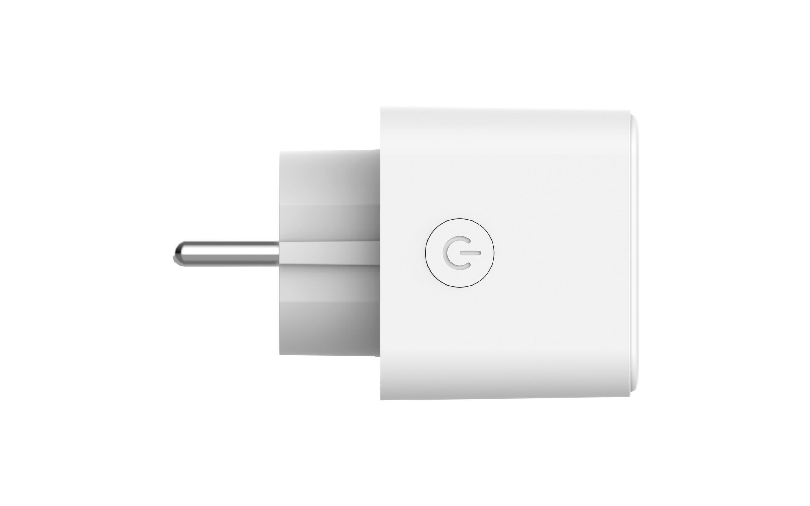 STECKER  - Weiß, Basics, Kunststoff (5/5/7cm) - Homeware