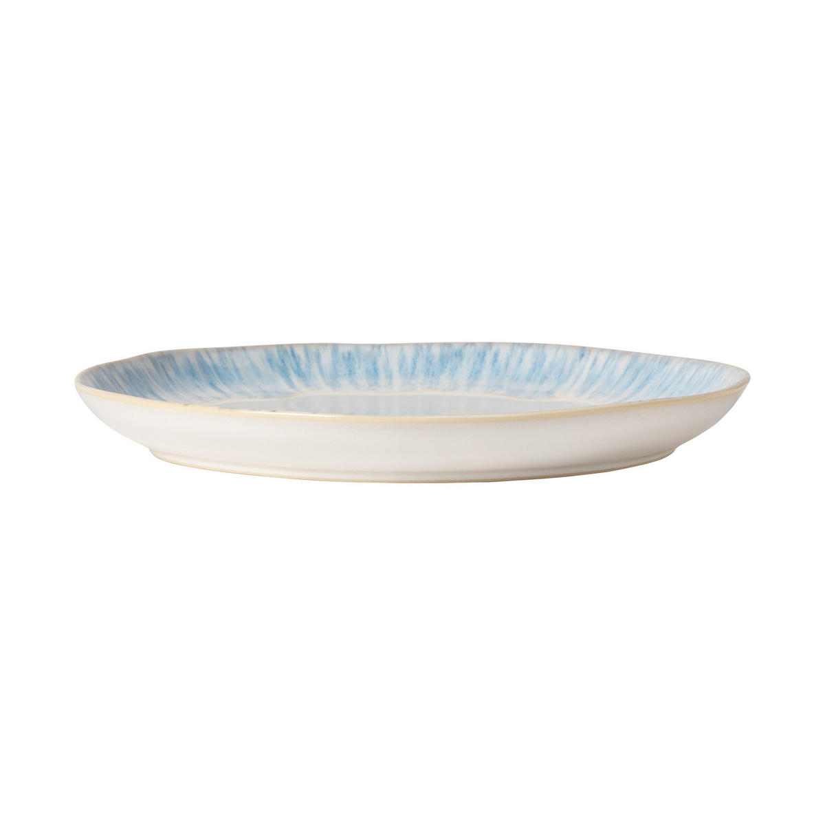 SPEISETELLERSET Blau, Weiß Hochglanz 28 cm BRISA  - Blau/Weiß Hochglanz, Basics, Keramik (28cm) - Costa Nova
