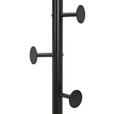 KLEIDERSTÄNDER in Schwarz 37/176/37 cm   - Schwarz, Basics, Kunststoff/Stein (37/176/37cm) - Carryhome