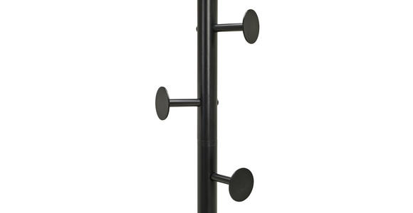 KLEIDERSTÄNDER in Schwarz 37/176/37 cm   - Schwarz, Basics, Kunststoff/Stein (37/176/37cm) - Carryhome