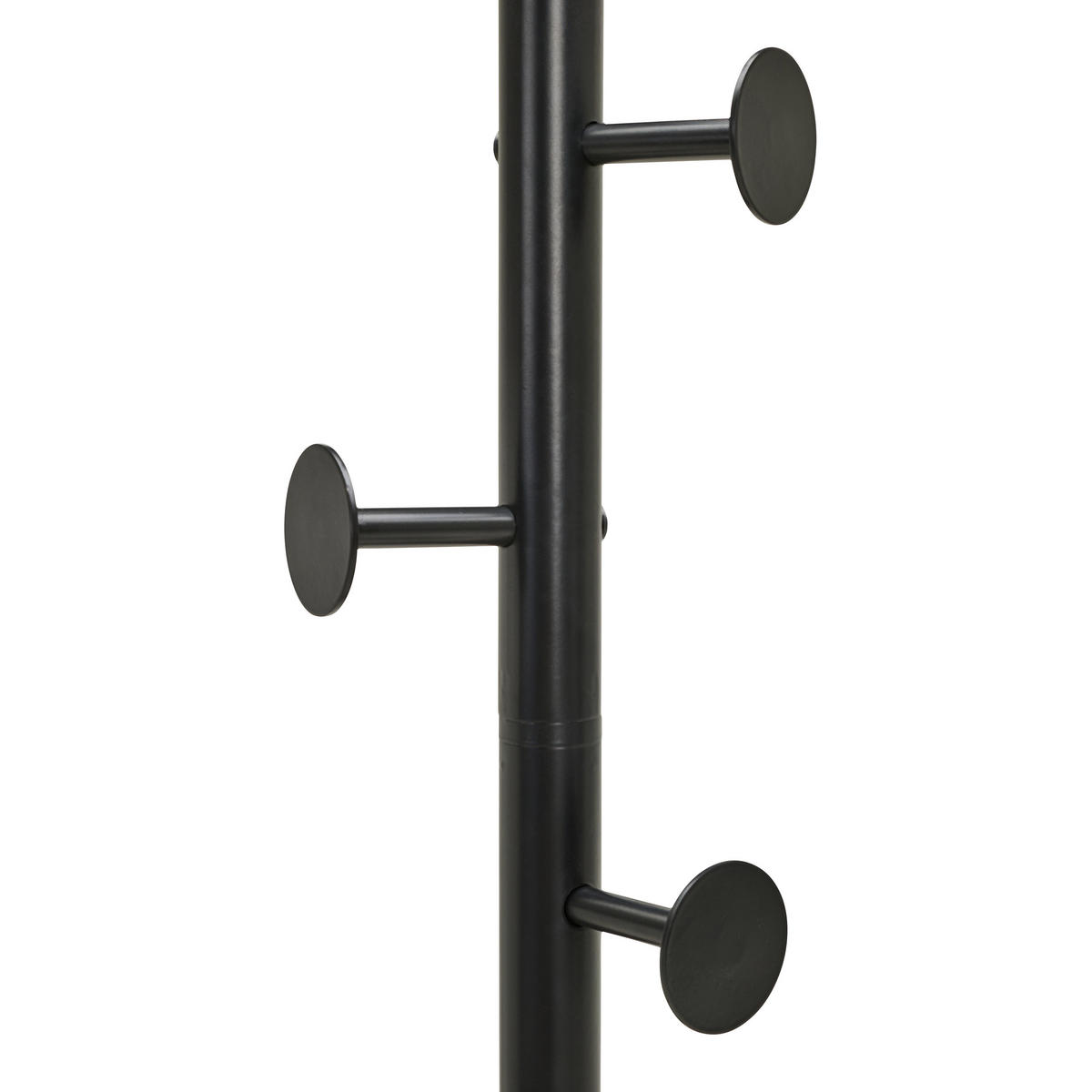 KLEIDERSTÄNDER Schwarz 37/176/37 cm   - Schwarz, Basics, Kunststoff/Stein (37/176/37cm) - Carryhome