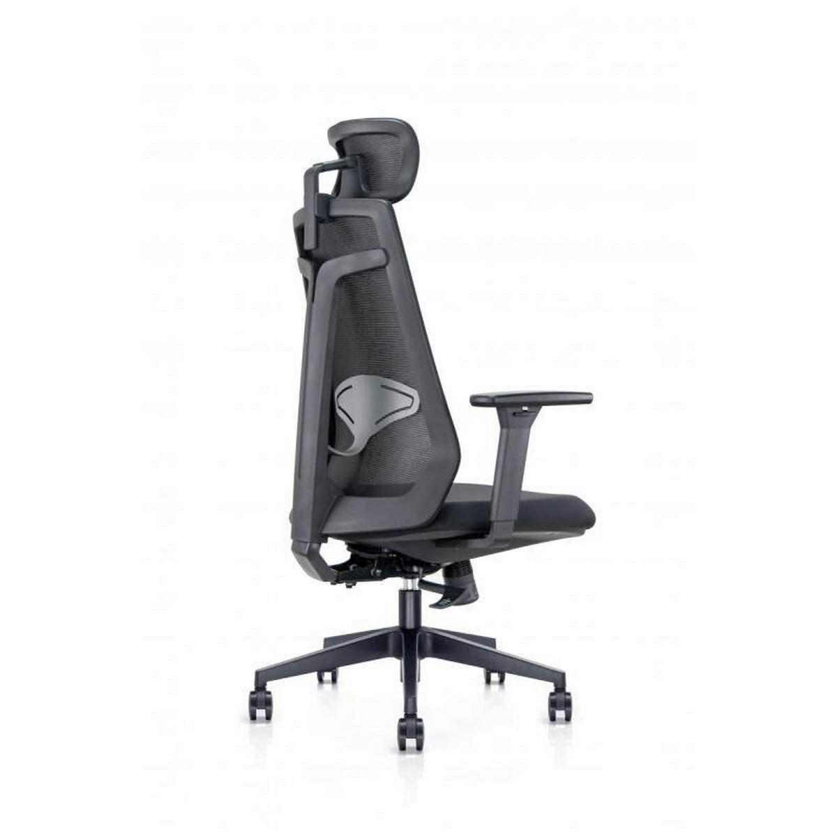 UREDSKI STOLAC    - crna, Moderno, metal/tekstil (70/128/68cm)