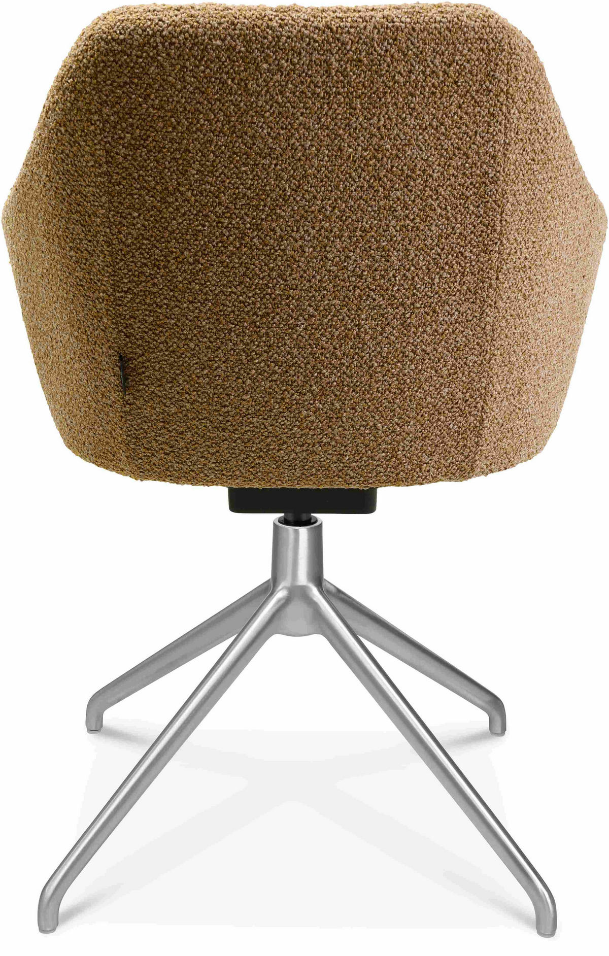 ARMLEHNSTUHL  in Aluminium Flachgewebe  - Alufarben, Design, Textil/Metall (58/81,5-84,5/60cm) - Johann Jakob