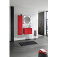 BADEZIMMER  in 70 cm  - Rot, Design, Glas/Holzwerkstoff (70cm) - Dieter Knoll