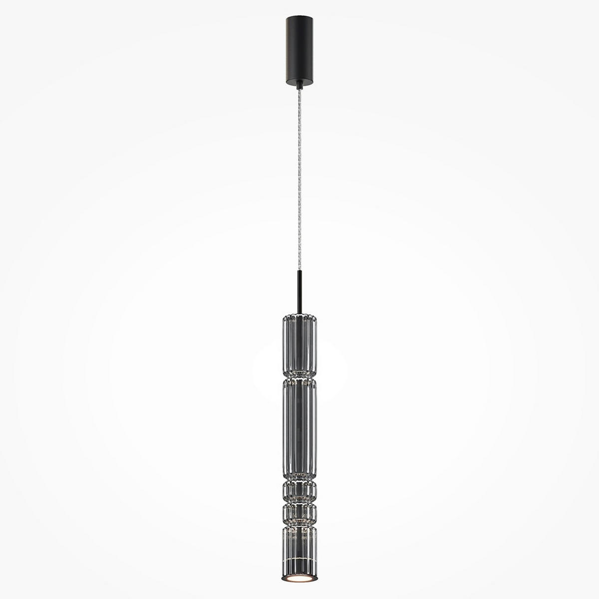 VISIACE SVIETIDLO, 8/92,3 cm  - čierna, Modern, kov (8/92,3cm) - MAYTONI