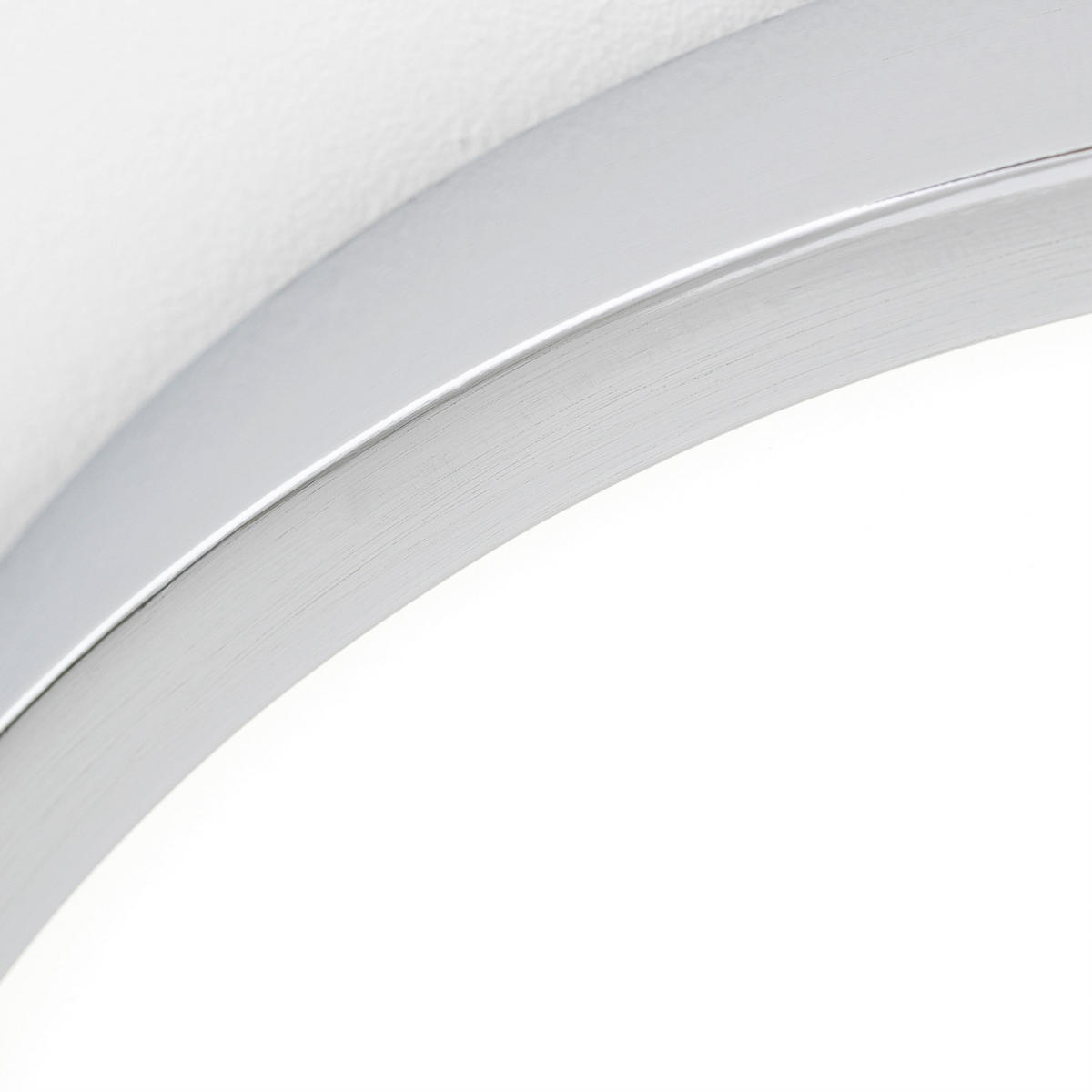 LED-DECKENLEUCHTE Disc 24/2,4 cm   - Chromfarben, KONVENTIONELL, Kunststoff/Metall (24/2,4cm)