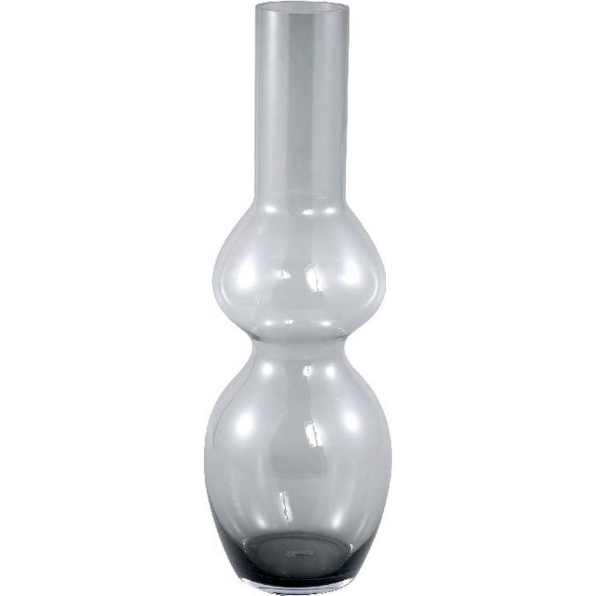 VAZA    steklo  - siva, Basics, steklo (18/18/55cm)