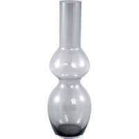 VAZA    steklo  - siva, Basics, steklo (18/18/55cm)