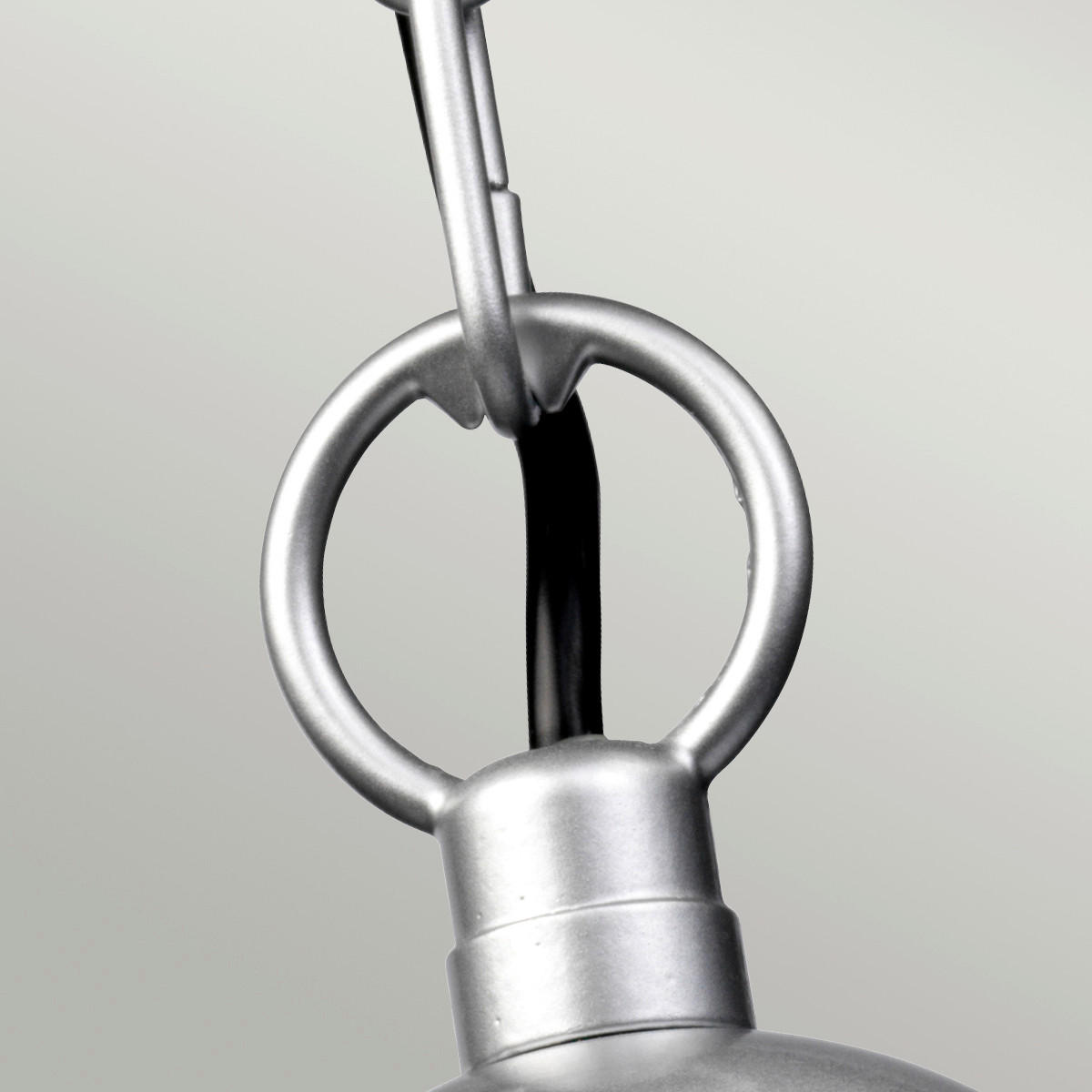 AUSSENHÄNGELEUCHTE - Silberfarben, Konventionell, Glas/Metall (27.5/26cm) - Elstead Lighting