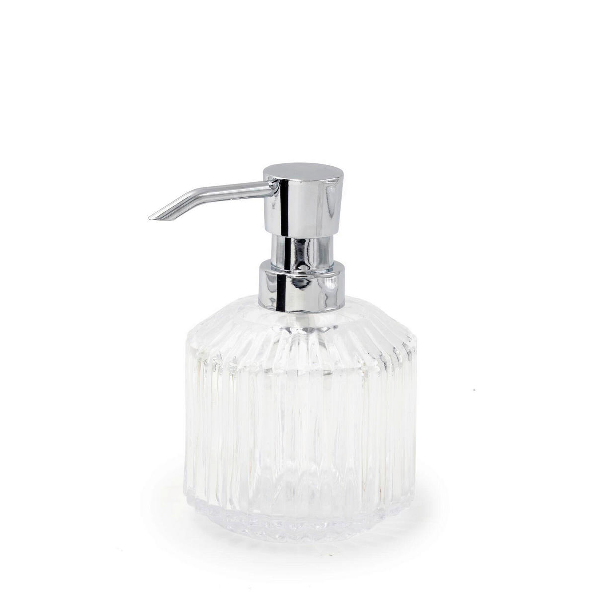 SEIFENSPENDER Kunststoff, Glas  - Transparent, Basics, Glas/Kunststoff (8,7/13,3/8,7cm) - Sadena